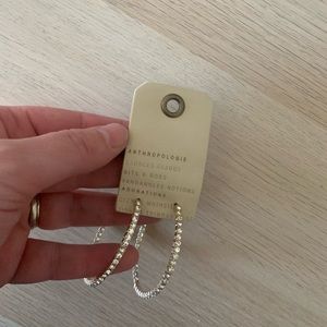 Anthropologie hoops OS NWT